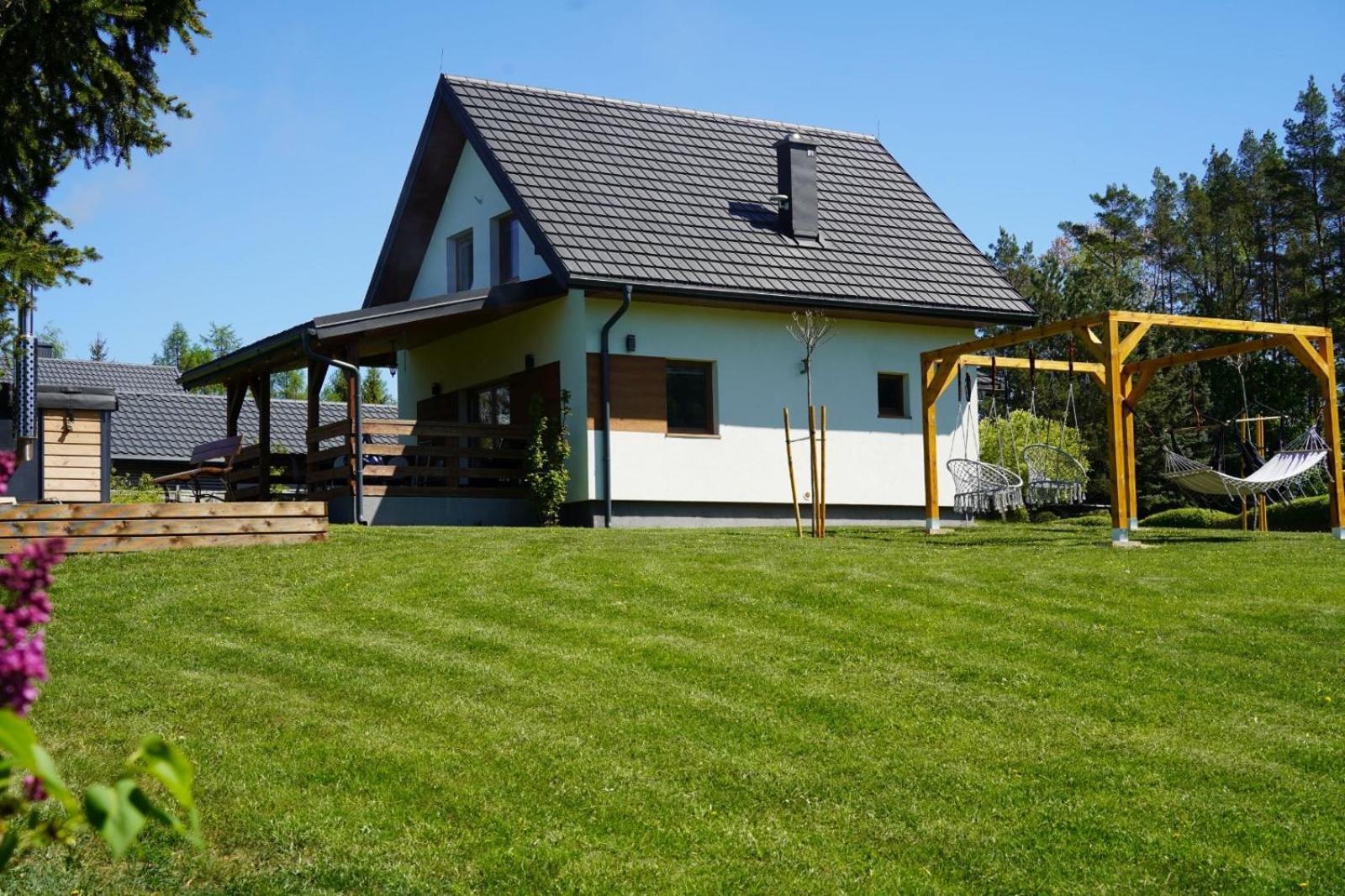 Domek Z Kominkiem Nad Jeziorem Gościnny Zakątek Sumowo  Zewnętrze zdjęcie